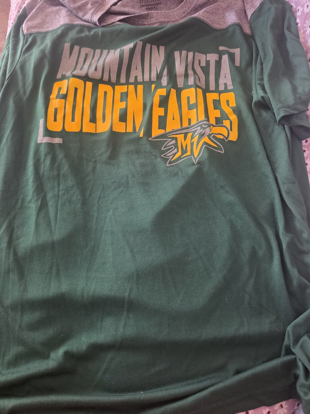 Mountain Vista Golden Eagles Green Graphic Tee